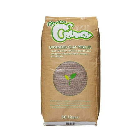Hydro Crunch Expanded Clay Growing Media Hydroponic 50 L 8 mm Aggregate Pebbles (Best Nutrients For Growing Weed Hydroponics)