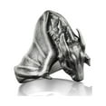 thumbnail image 3 of Unusual Dragon Ring in Sterling Silver, Male Fantasy Ring For Best Friend, Mythology Ring in Gothic Style, Targaryen Ring For Boyfriend, 3 of 5