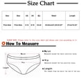 thumbnail image 2 of Posijego Lace Underwear Women Breathable Seamless Briefs Stretch Soft Full Coverage Panties with Bowknot, 2 of 3