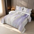 thumbnail image 3 of Erosebridal Aesthetic Watercolor Twin Coverlet Set, Purple Gray Twin Coverlet Set, Reversible 2-Piece 1 Bedspread and 1 Pillowcase, 3 of 7