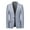 Light Blue, variant on Zylanna Men's Suit Jacket, Winter Spring and Fall Fashion Soft & Comfy Plaid Formal Blazer for Men Beige