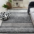 thumbnail image 2 of SAFAVIEH Glamour Andreas Geometric Area Rug, Black/Ivory, 8' x 10', 2 of 8