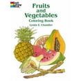 thumbnail image 2 of Dover Nature Coloring Book Fruits and Vegetables Coloring Book, (Paperback), 2 of 2