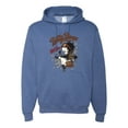 thumbnail image 1 of Wild Bobby, Biker Betty Boop Wild One MC Motorcycle Betty Boop Unisex Hoodie Sweatshirt, Vintage Heather Blue, Large, 1 of 5