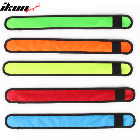LED Slap Armband Lights Glow Safety Band for Night Running 35cm 5 Colors (Best Lights For Running At Night)