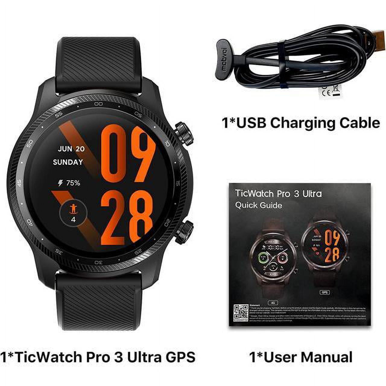 TicWatch Pro 3 Ultra GPS - Walmart.com