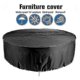 thumbnail image 1 of Custom Fit Waterproof Round Outdoor Table Cover - Durable, 1 of 2