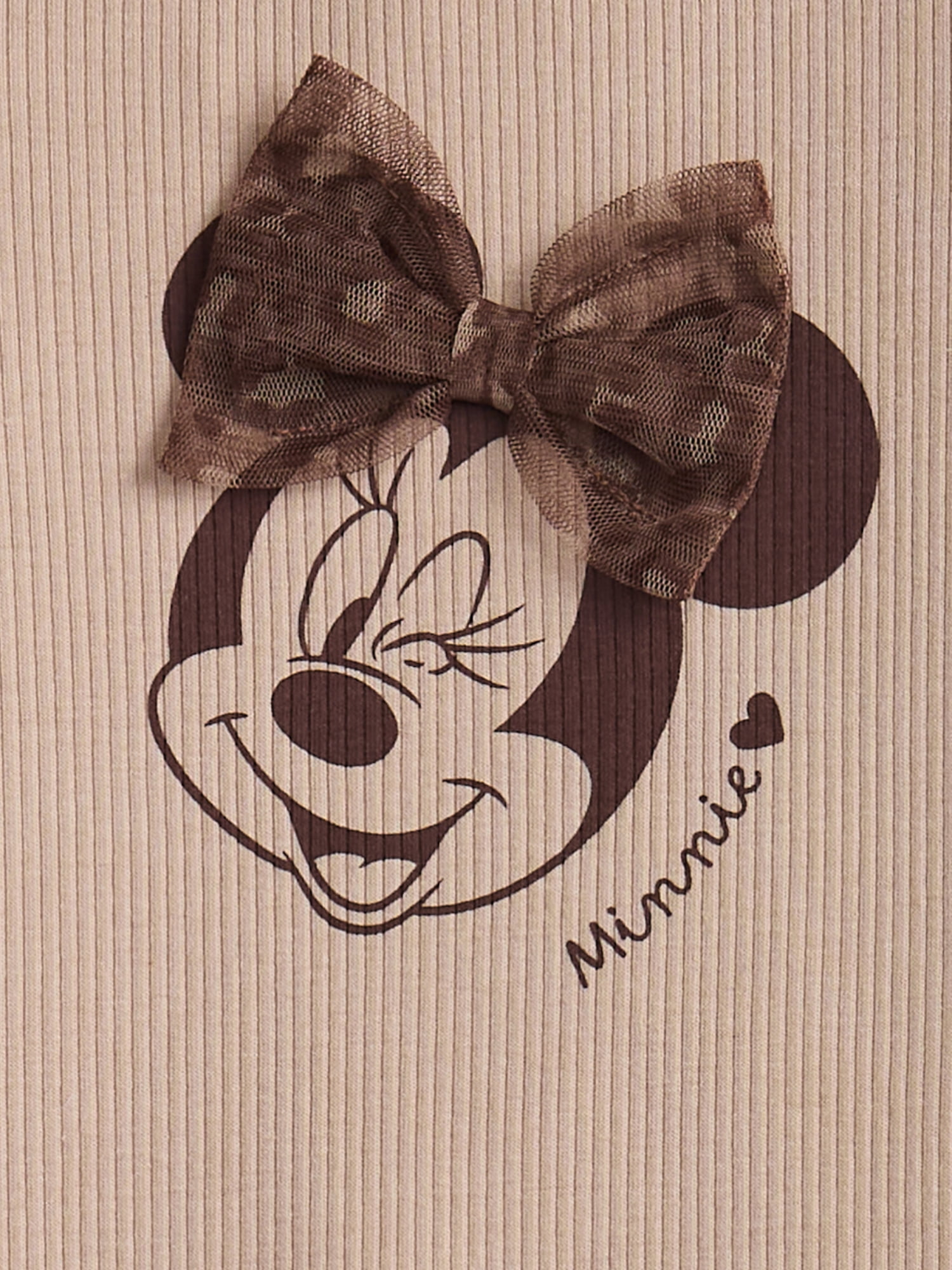 Minnie Mouse Baby Girls Bodysuit & Skirt Set with Bow Headband, 3-Piece, 0/3M-24M
