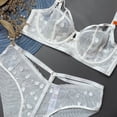 thumbnail image 2 of VerPetridure Sexy Lingerie for Women Plus Size Women's French Sexy Gathering Large Size Bra Set Ultra-thin Big Breasts Shows Small Collection, 2 of 5