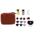 thumbnail image 2 of Slides Guitar Slide Set Kit 51mm with Picks Finger Cots Storage Bag Slides Accessories R534A, 2 of 7