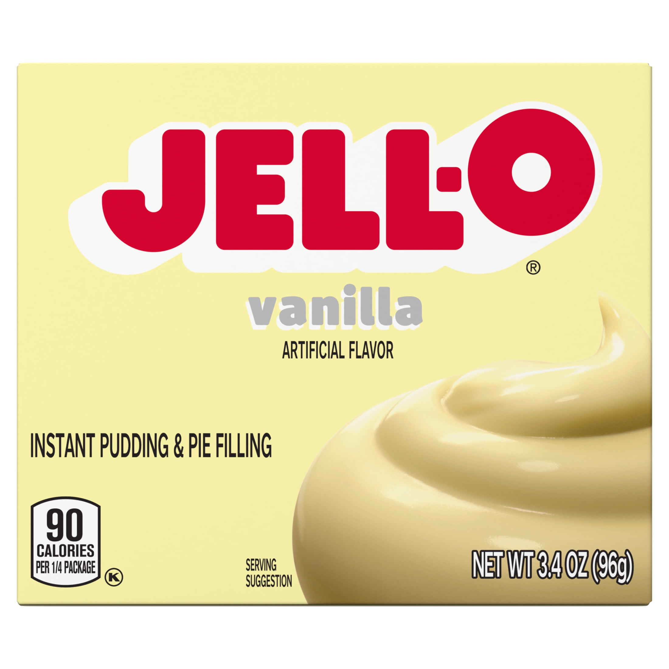 Jell O Artificially Flavored Vanilla Pudding Pie Filling Mix 3.4 oz. Walmart