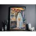 thumbnail image 2 of Ghost At Food Counter Poster Print, Halloween Poster, Poster For Halloween, Wall Art Halloween, Ghost Home Decor, Cute Ghost Wall Art, 2 of 5