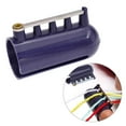 thumbnail image 4 of Crocheting Knitting Stranding Yarn Guide sewing braided Holder Finger Thimble Deep Blue, 4 of 9