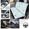 thumbnail image 5 of Uorisanigo Colorful Apple Prints Car Front and Rear Cushion Covers Steering Wheel Cover Pillowcase Water Coaster Gear Lever Cover+Hand Brake Cover for Automotive Decor 11 Packs, 5 of 7