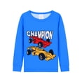 thumbnail image 4 of WIBACKER 1-12Years Kids Boys Pajamas Set Toddler Boy Long Sleeve Tops and Pants 2 Piece Pjs Sleepwear Sports Car Jammies, 4 of 13