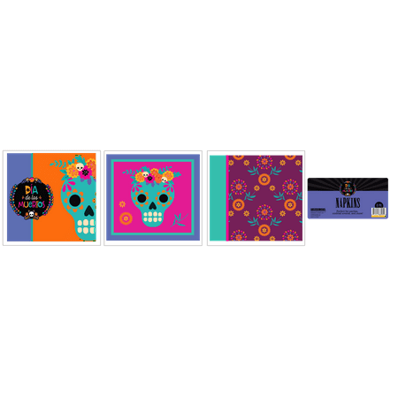 Dia De Los Muertos Paper Napkins Pack