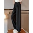 thumbnail image 3 of Sweatpants Kids High Waisted Girls Wide Leg Sweatpants Kids Black Sweatpants Baggy Pants Kids Girls Clothes 8-9 Years, 3 of 3