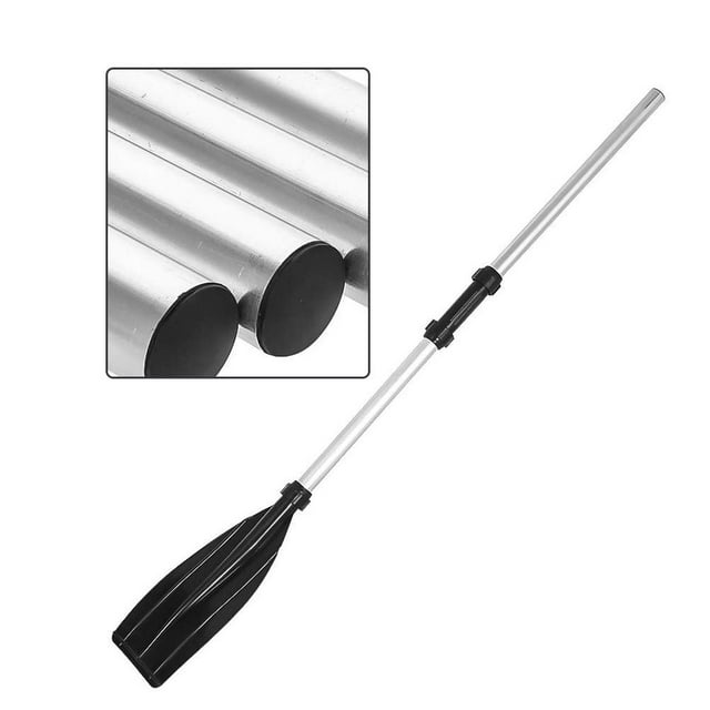 Cergrey Kayak Paddle, Boat Oars,2Pcs Aluminium Alloy Detachable Lightweight Ribbed Blade Kayak Paddles Boat Oars