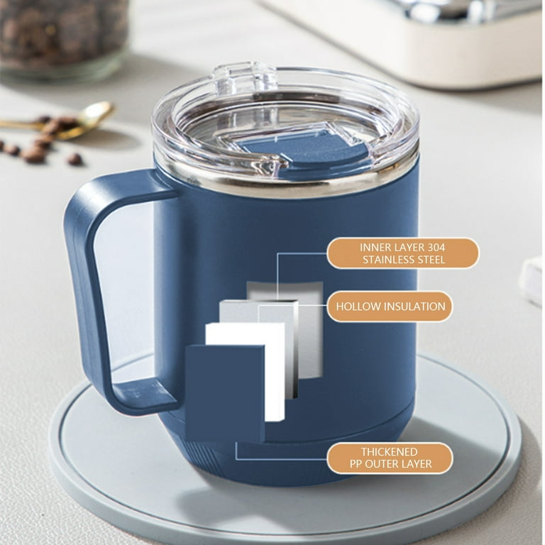 Induction Cooktop Safe Coffee Mug Stainless Steel Insulated Cup
