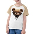 thumbnail image 3 of RXIRUCGD 2025 Vêtements d'Été pour Enfants Tout-Petits Garçons Filles Mode Mignon Col Rond Imprimé Manches Courtes Haut, 3 of 7
