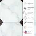 thumbnail image 6 of Smart Tiles Peel and Stick Backsplash, 5 Adhesive Tiles, Betera White/Grey/Black, 7.75"x7.75", 6 of 7