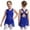 Blue, variant on YUUMIN Ballet Dance Leotard Dress for Girls Latin Jazz Ballroom Dancing Outfit Ballerina Lyrical Wrap Skirt Hot Pink 10