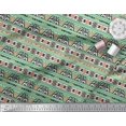 thumbnail image 2 of Soimoi Modal Satin Fabric Aztec Southwestern Print Fabric by The Yard 42 Inch Wide, 2 of 3