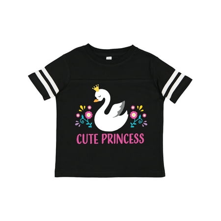 

Inktastic Cute Princess with Swan Gift Toddler Toddler Girl T-Shirt