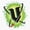 1pcs, variant on V Energy Logo (Corner) Er, Phone Decal Water Bottle Stickers Car Decals, Funny Birthday Gift