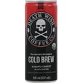 thumbnail image 3 of DEATH WISH COFFEE Canned Organic Iced Cold Brew, Slightly Sweetened Black [8 fl oz | 12 pack | 300mg of Caffeine] The World's Strongest, Dairy Free, Low Carb, Keto Friendly Energy Drink, 3 of 4