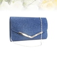 thumbnail image 3 of Sac de Soirée Bleu Sac à Main Sac de Message de Mariage Sac à Main Simple Sac à Chaîne pour Femmes Dames, 3 of 8