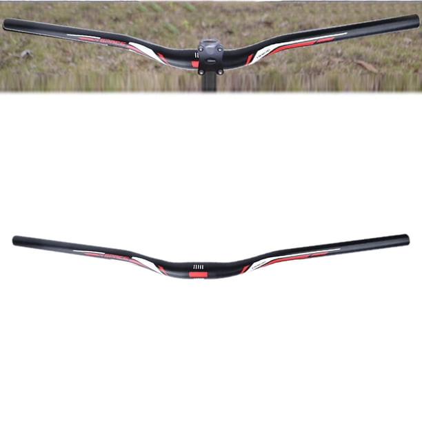 de manillar MTB de 31,8 mm, de manillar de DH de aleación de aluminio rojo shamjiam Manillar de bicicleta de montaña