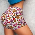 thumbnail image 3 of Picia Squirrel In The Forest Printed Workout Shorts for Women Seamless Scrunch Butt Lifting High Waisted Yoga Gym Booty Running Moisture-wicking Short Pants-Small, 3 of 9