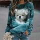 thumbnail image 2 of Sudadera con capucha con estampado de perro adorable, sudaderas con capucha de moda para mujer, sudaderas con capucha con estampado de gato, ropa kawaii con cuello redondo, sudaderas para mujer, abrig, 2 of 5