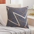 AaSFJEG Pillowcase Square Checkered Embroidery Decoration Pillow Box