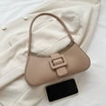 thumbnail image 3 of 8150 Bolso Hombro Mujer Y2k Bolso Mano Dulce para Las Axilas (Caqui) Caqui, 3 of 9