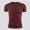 Wine red, variant on Mens Short Sleeve T Shirt Summer Plain Casual Gym Muscle Crew Neck Slim Fit Tops