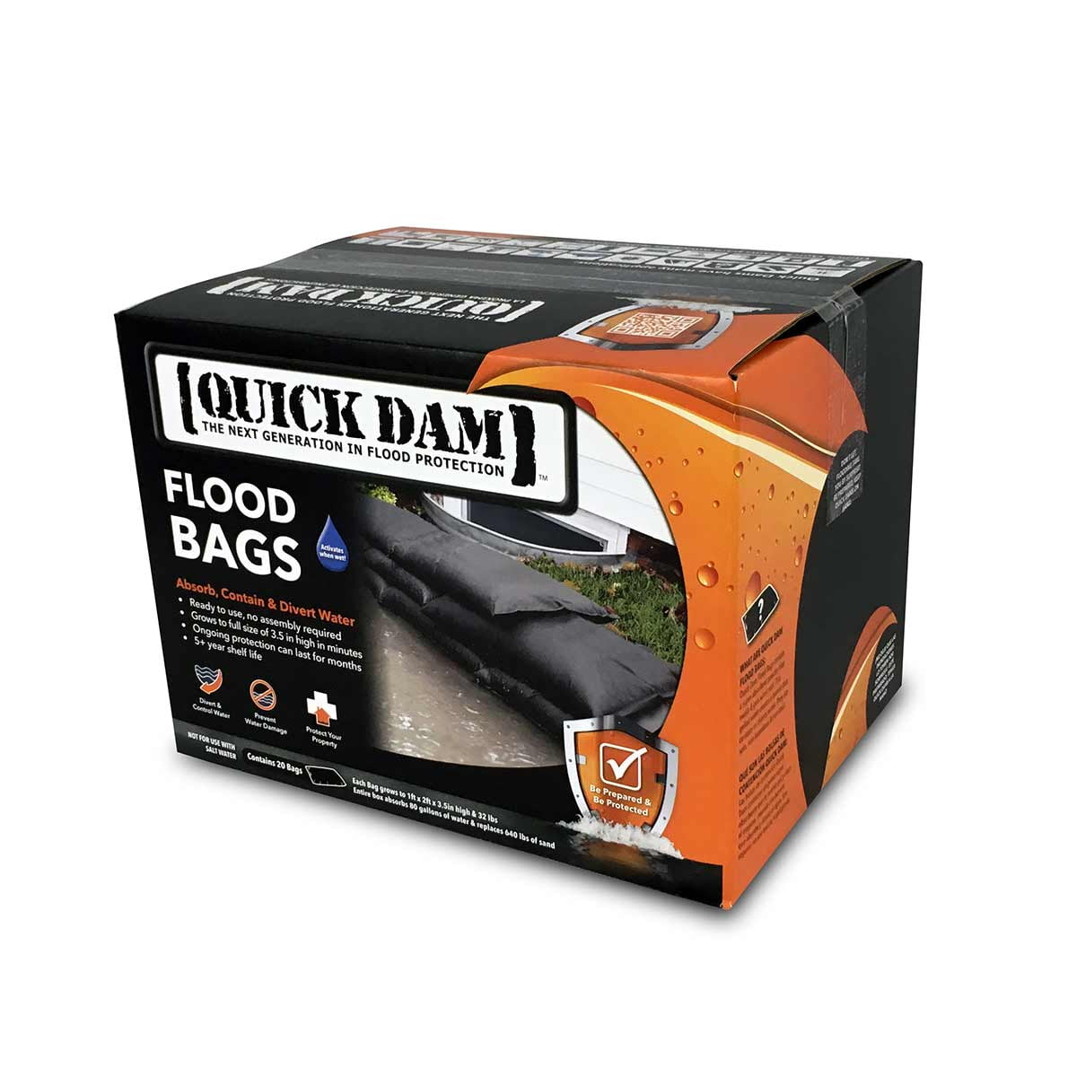Quick Dam Qd617 Flood Sandbag Barrier 17ft 1 PC for sale online 