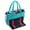 Aqua, variant on KIOTA Beauty Bag - Ideal for Bottles - Makeup Brush Storage Pocket and Outer Pockets - Quilted Finish Shoulder Bag Cosmetic Organizer - Canary