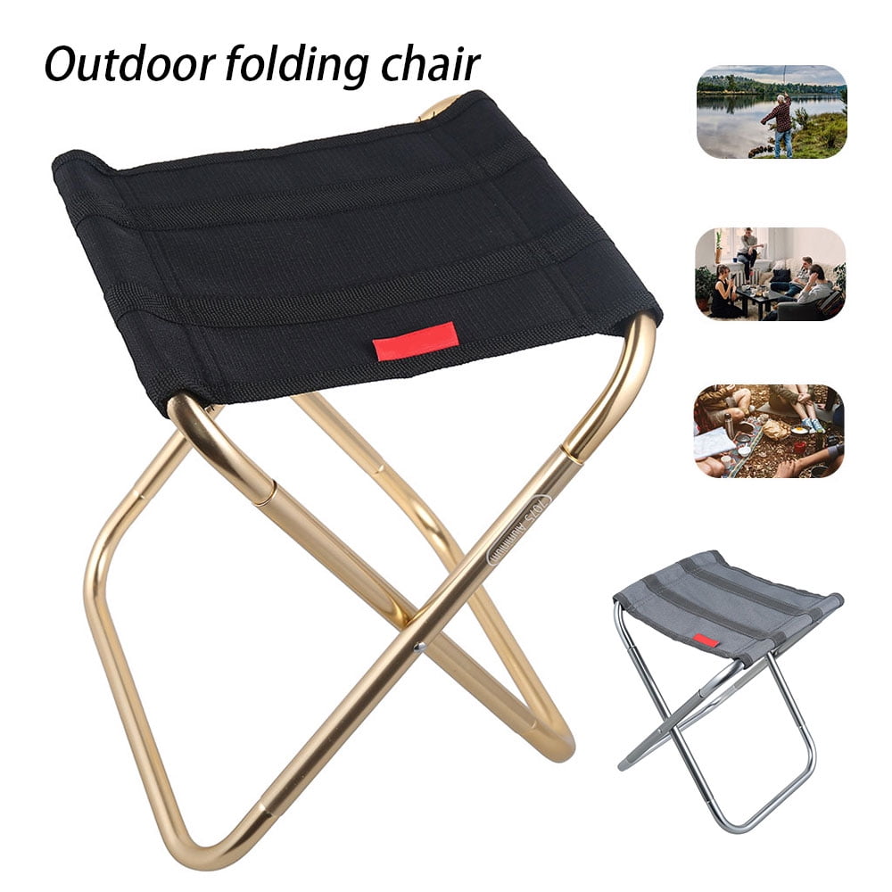 Portable Folding Chair Outdoor Camping Picnic Seat Travel Fishing Barbecue Stool 
