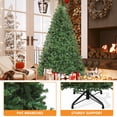thumbnail image 4 of Uforic 9ft Artificial Spruce Christmas Tree with 2028 Branch Tips, Metal Hinges, Foldable Base, 4 of 6