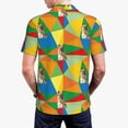 thumbnail image 3 of Balery German Shepherd Dog Printed Men’s Short Sleeve Polo Shirt, Midweight Men's Shirt,Golf Polo shirts -Small, 3 of 8