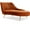 Cognac, variant on Meridian Furniture Margo Cognac Velvet Chaise