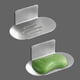 thumbnail image 1 of 2PCS Adhesive Soap Dish, Bath Soap Dish for Shower, 304 Stainless Steel Wall Mounted Bar Soap Holder for Bathroom Kitchen- No Drilling (Silver), 1 of 4