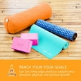 thumbnail image 5 of Sol Living Yoga Blocks 2 Pack High Density EVA Foam Yoga Cushion Stretching Pilates Meditation Exercise Equipment Support Deepen Poses Odor Free Non Slip Yoga Accessories - 4" x 6" x 9"- Pink, 5 of 9