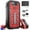 Black & Red, variant on Portable Car Jump Starter, 4000A Peak 39800mAH Battery Jump Starter(for All Gas or Diesel Engine), 12V Auto Battery Booster w/ LCD Display&Indicator Jumper Cables, Portable Power Bank Charger&QC 3.0