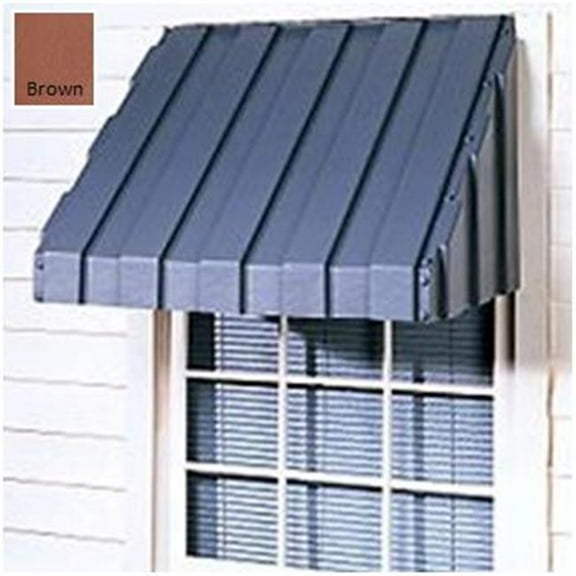 East Iowa Plastics A36BR Window Awning  36 in.  Brown