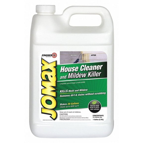 Zinsser Jomax Concentrated House Cleaner & Mildew Killer, 1-Gallon