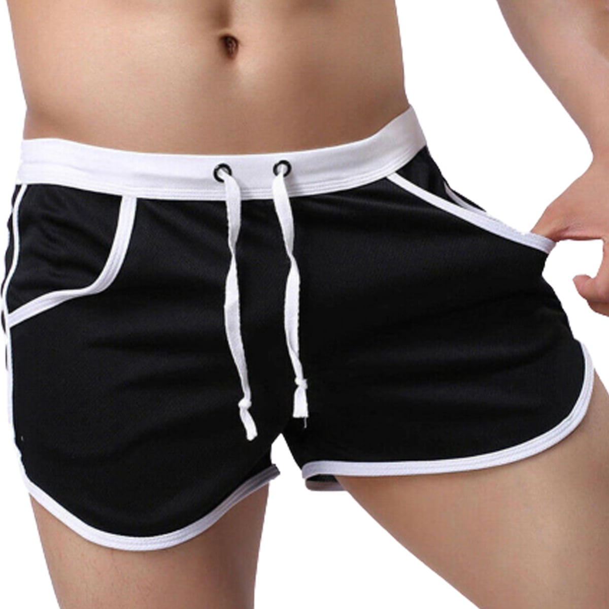 Men's Gym Shorts Training Running Sport Workout Casual Jogging Pants Trousers