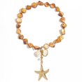 thumbnail image 4 of NICKSUN Bohemian Beachy Seashell Starfish Necklace, Chunky Sea Shell Necklace Summer Beach Jewelry for Women, 4 of 5